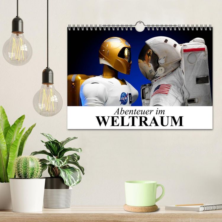 Produktbild: Abenteuer im Weltraum (Wandkalender 2026 DIN A4 quer), CALVENDO Monatskalender