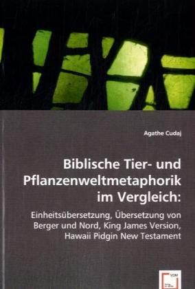 Produktbild: Cudaj, A: Biblische Tier- und Pflanzenweltmetaphorikim Vergl