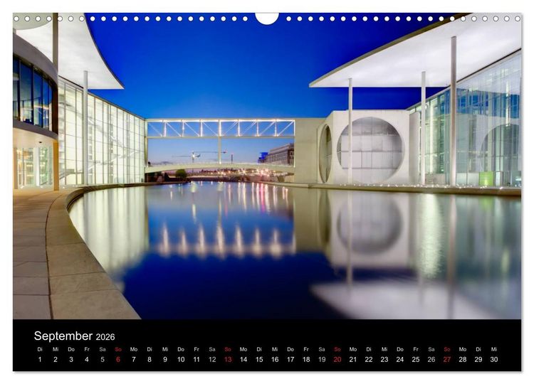 Produktbild: Colors of Berlin 2026 (Wandkalender 2026 DIN A3 quer), CALVENDO Monatskalender