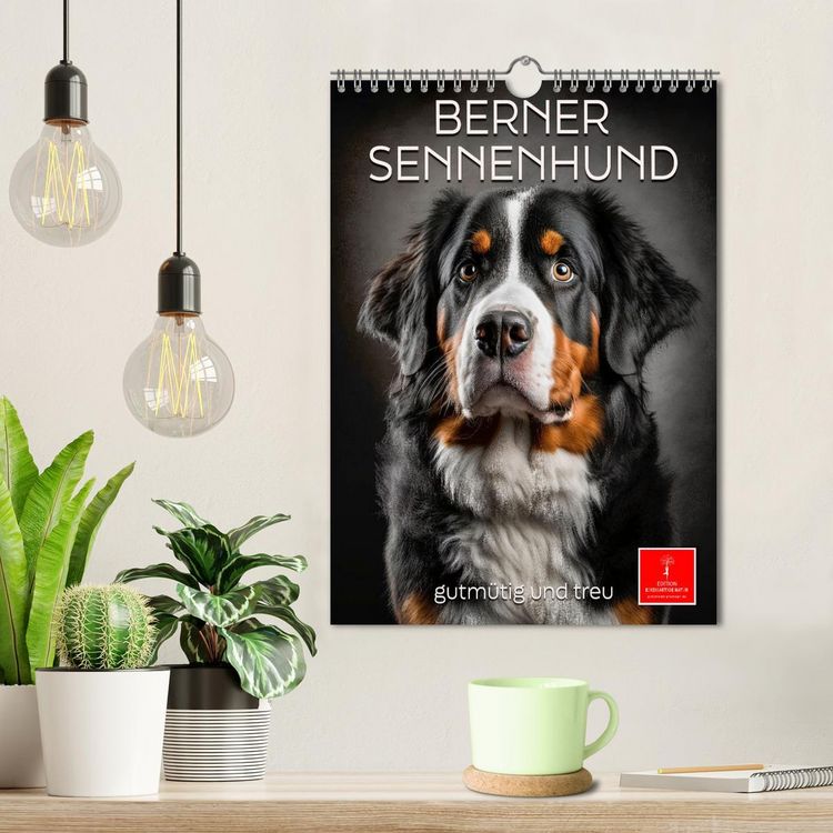 Produktbild: Berner Sennenhund - gutm&uuml;tig und treu (Wandkalender 2026 DIN A4 hoch), CALVENDO Monatskalender