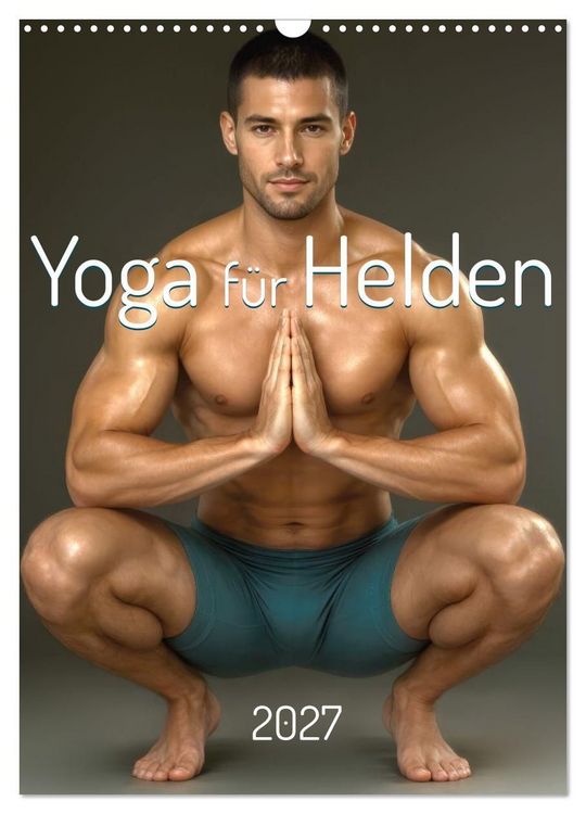 Produktbild: Yoga f&uuml;r Helden (Wandkalender 2027 DIN A3 hoch), CALVENDO Monatskalender