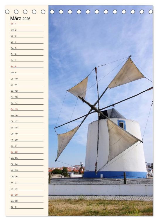 Produktbild: Portugal (Tischkalender 2026 DIN A5 hoch), CALVENDO Monatskalender