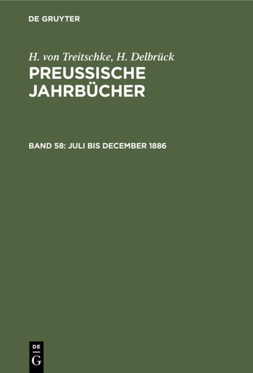 Produktbild: Juli bis December 1886