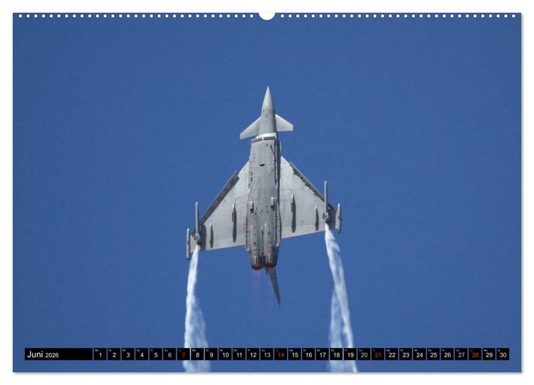 Produktbild: Augenblicke in der Luft: Eurofighter Typhoon (Wandkalender 2026 DIN A2 quer), CALVENDO Monatskalender