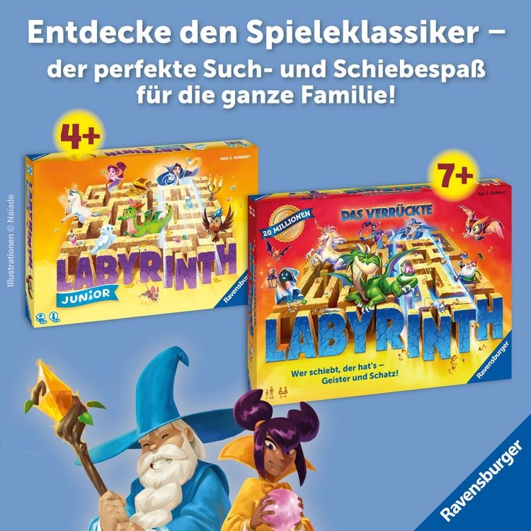 Produktbild: Das verr&uuml;ckte Labyrinth - Das Buch