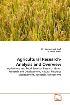 Produktbild: Shafi, D: Agricultural Research-Analysis and Overview