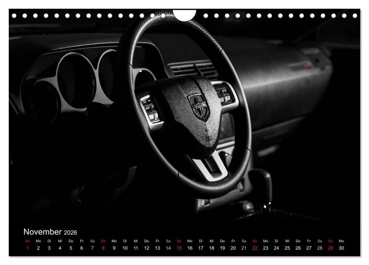 Produktbild: Dodge Challenger SRT8 (Wandkalender 2026 DIN A4 quer), CALVENDO Monatskalender