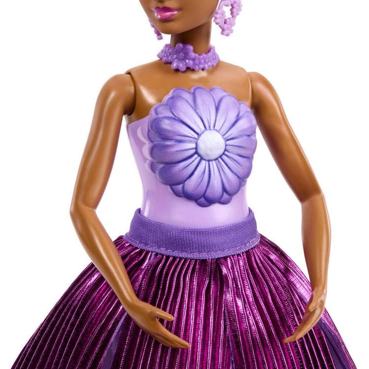 Produktbild: Barbie Flower Surprise Puppe - lila G&auml;nsebl&uuml;mchen