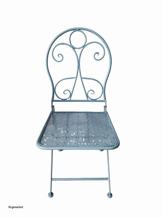 Produktbild: HTI-Living Gartenstuhl 2er-Set Solea Blau Gartenstuhl 2er-Set Solea Blau