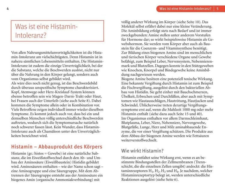 Produktbild: Histamin-Intoleranz