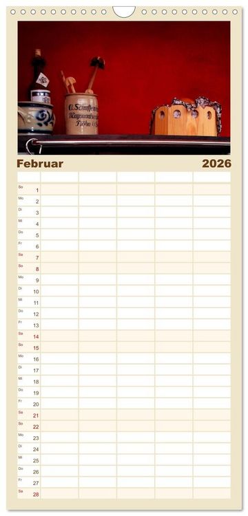 Produktbild: Familienplaner 2026 - Der K&uuml;chenkalender mit 5 Spalten (Wandkalender, 21 x 45 cm) CALVENDO