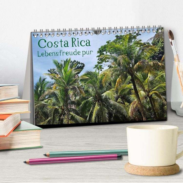Produktbild: Costa Rica - Lebensfreude pur (Tischkalender 2026 DIN A5 quer), CALVENDO Monatskalender