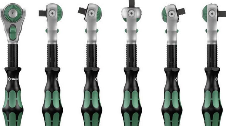 Produktbild: Wera 8000A 05003500001 Zyklop-Knarre 1/4\" (6.3 mm) 152mm