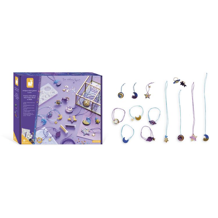 Produktbild: Galaktischer Harzschmuck zum Selbermachen (14 Schmuckst&uuml;cke)