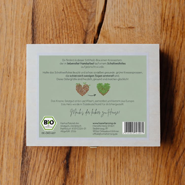 Produktbild: Bio-Kresseherz MOIN MOIN