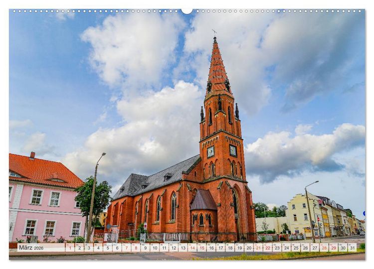 Produktbild: Dessau Ro&szlig;lau Impressionen (hochwertiger Premium Wandkalender 2026 DIN A2 quer), Kunstdruck in Hochglanz