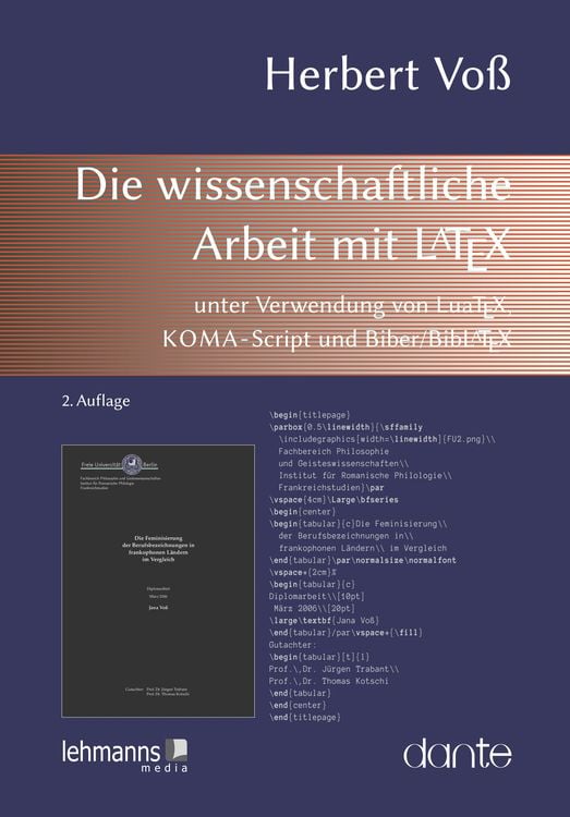 Produktbild: Die wissenschaftliche Arbeit mit LaTeX