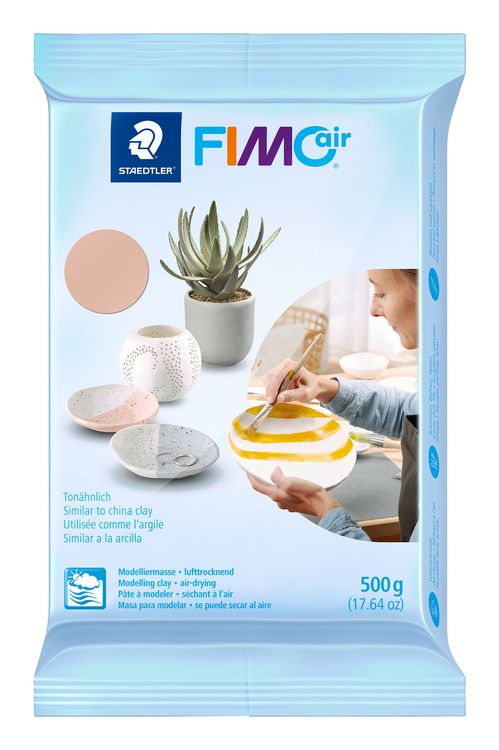 Produktbild: STAEDTLER FIMO Lufttrocknende Modelliermasse FIMOair 8100, blassrosa, 500 g
