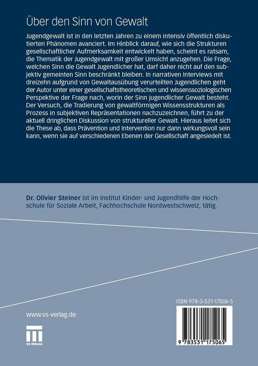 Produktbild: &Uuml;ber den Sinn von Gewalt