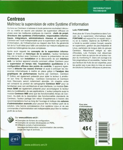 Produktbild: Centreon : ma&icirc;trisez la supervision de votre syst&egrave;me d'information