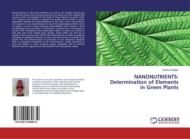 Produktbild: NANONUTRIENTS: Determination of Elements in Green Plants