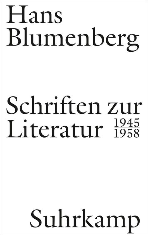 Produktbild: Schriften zur Literatur 1945-1958