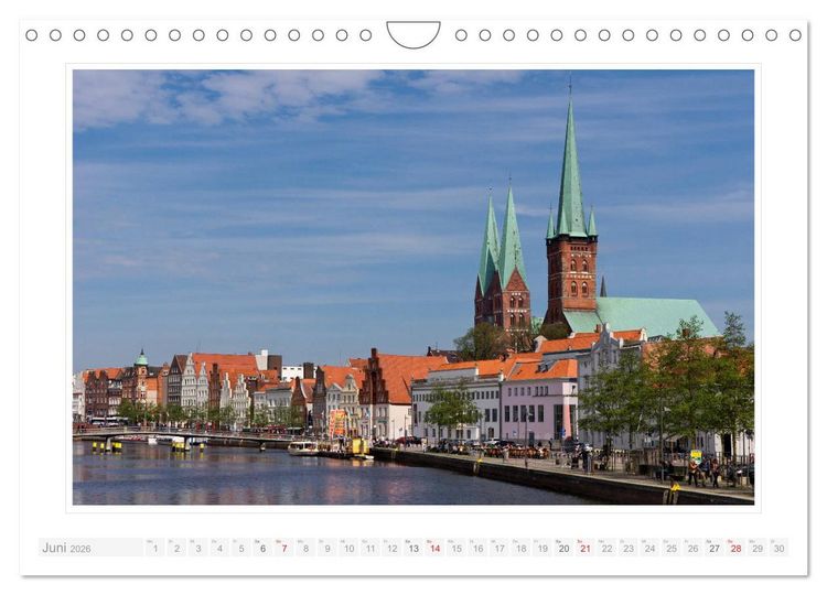 Produktbild: Schleswig-Holstein - &uuml;ber Stadt und Land (Wandkalender 2026 DIN A4 quer), CALVENDO Monatskalender