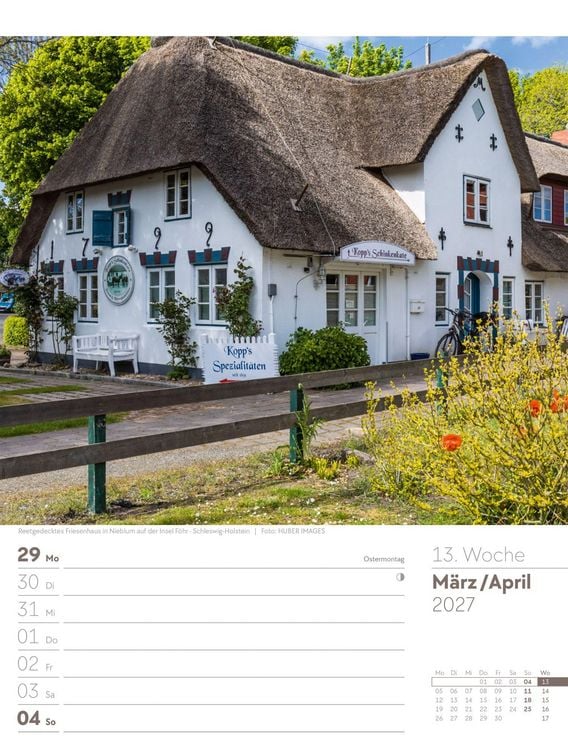 Produktbild: Malerisches Deutschland Wochenplaner Kalender 2027