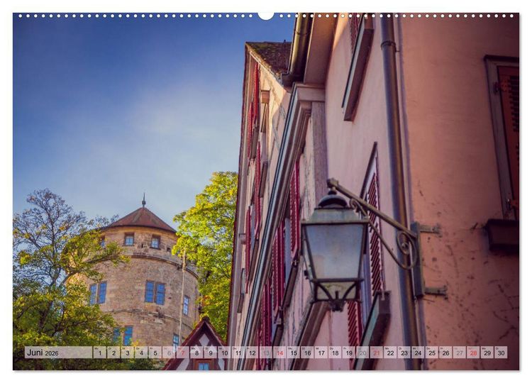 Produktbild: T&uuml;bingen - Impressionen aus der Universit&auml;tsstadt (hochwertiger Premium Wandkalender 2026 DIN A2 quer), Kunstdruck in Hochglanz