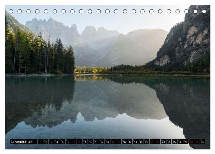 Produktbild: Wunderlandschaften (Tischkalender 2026 DIN A5 quer), CALVENDO Monatskalender