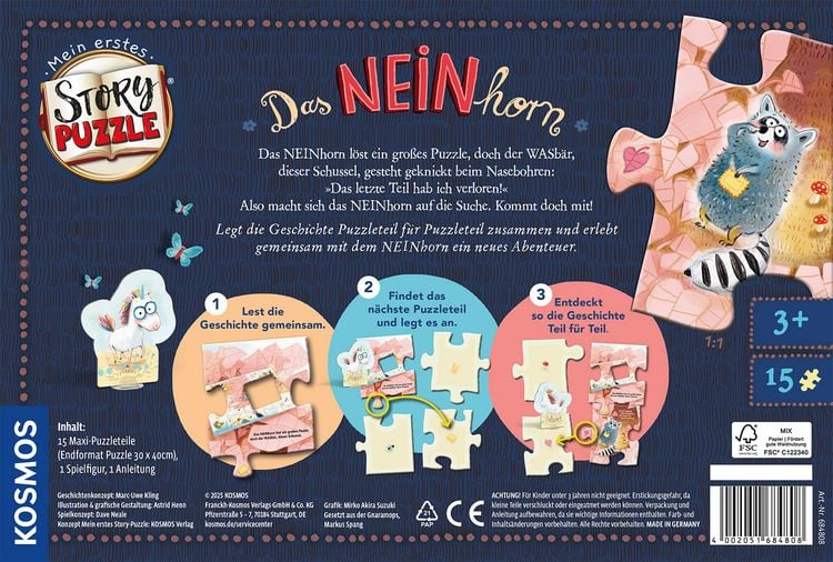 Produktbild: Mein erstes Story-Puzzle: Das NEINhorn