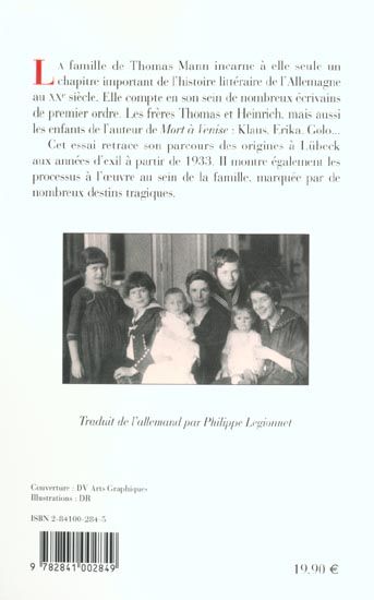 Produktbild: Thomas Mann et les siens