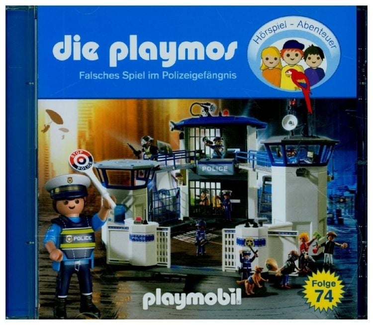 Produktbild: Die Playmos - Das Original Playmobil Hörspiel, Folge 74: Falsches Spiel  im Polizeigefängnis