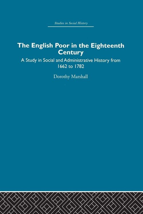 Produktbild: The English Poor in the Eighteenth Century