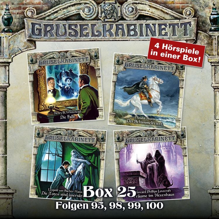 Bild vom Artikel Gruselkabinett - Folgen 95, 98, 99, 100 vom Autor Henry S. Whitehead