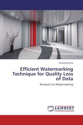 Produktbild: Sharma, C: Efficient Watermarking Technique for Quality Loss