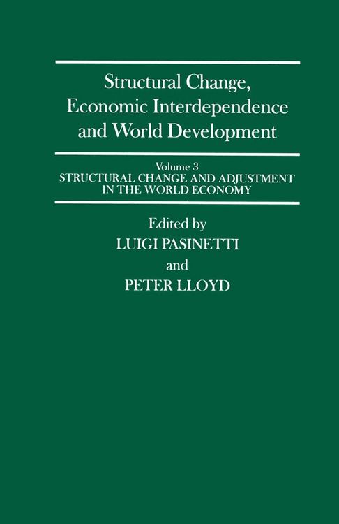 Produktbild: Structural Change, Economic Interdependence and World Development
