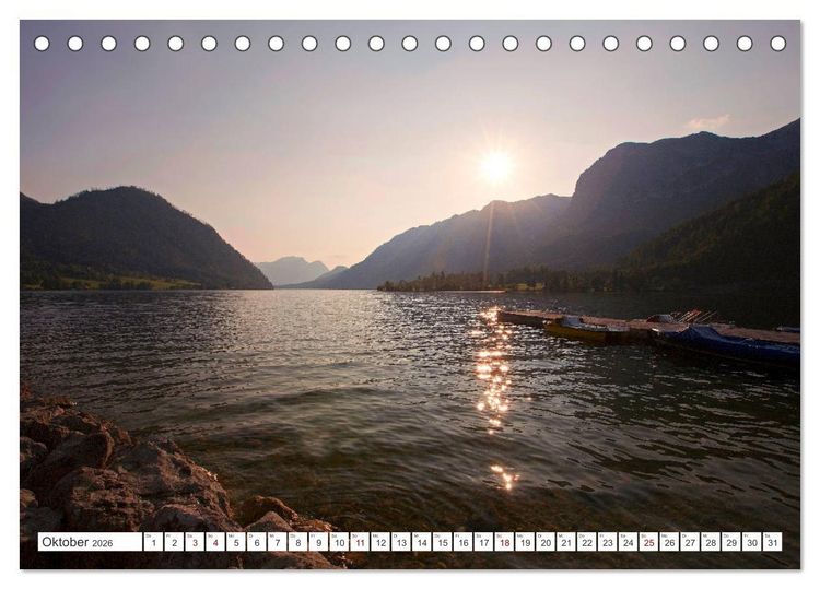 Produktbild: Das sch&ouml;ne Ausseerland (Tischkalender 2026 DIN A5 quer), CALVENDO Monatskalender