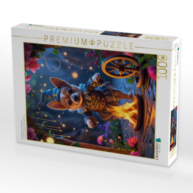 Produktbild: CALVENDO Puzzle Rumpelstilzchen-Hundewelpe | 1000 Teile Lege-Gr&ouml;&szlig;e 64x48cm Foto-Puzzle f&uuml;r gl&uuml;ckliche Stunden