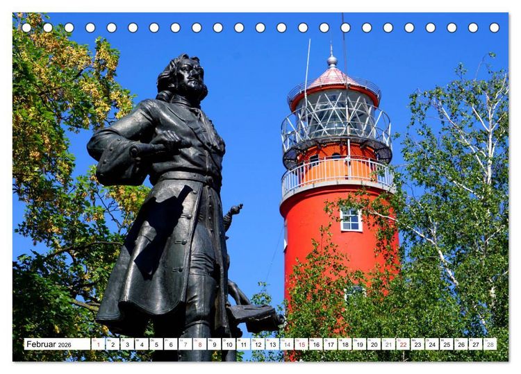 Produktbild: Pillau - Baltijsk. Russlands Tor zur Welt (Tischkalender 2026 DIN A5 quer), CALVENDO Monatskalender