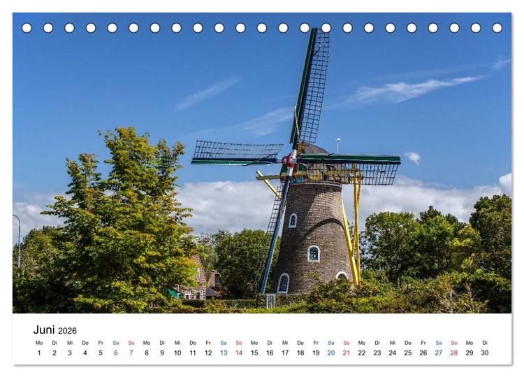 Produktbild: Seeland - Impressionen aus dem S&uuml;dwesten der Niederlande (Tischkalender 2026 DIN A5 quer), CALVENDO Monatskalender