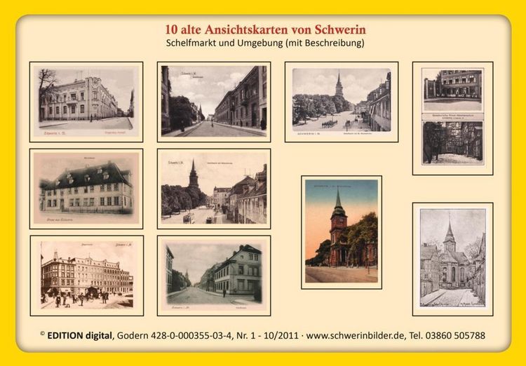 Produktbild: 10 alte Ansichtskarten von Schwerin