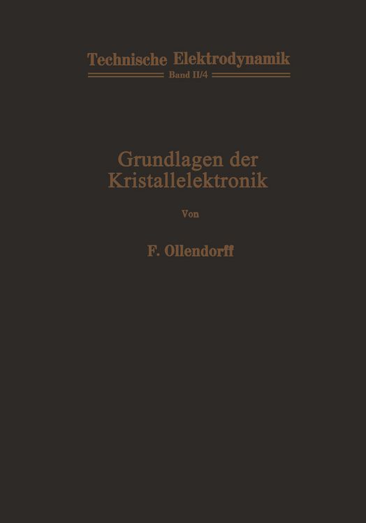 Produktbild: Grundlagen der Kristallelektronik