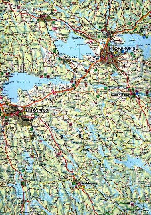 Produktbild: freytag & berndt Stra&szlig;enkarte Schweden S&uuml;dost 1:250.000