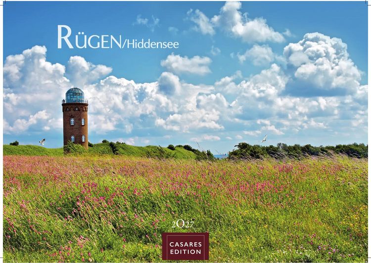 Produktbild: R&uuml;gen Kalender 2027 &ndash; Wandkalender | Fotokalender Deutschland 24x35cm |mit stimmungsvollen Bildern von Kreidefelsen, Str&auml;nden, Ostseeb&auml;dern und Naturparadiesen