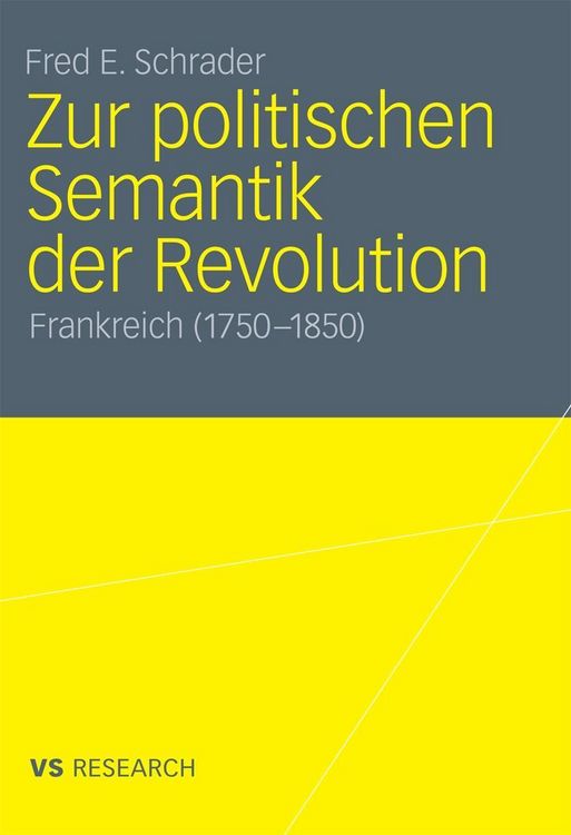 Produktbild: Zur politischen Semantik der Revolution