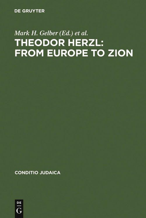 Produktbild: Theodor Herzl: From Europe to Zion