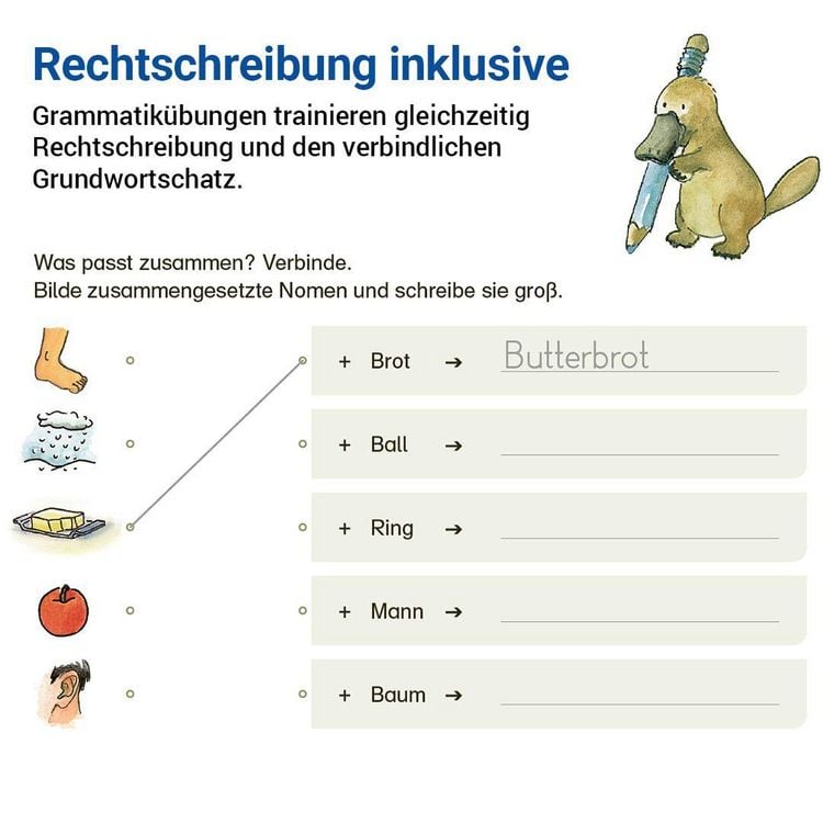 Produktbild: Grammatik mit Rico Schnabel, Klasse 4