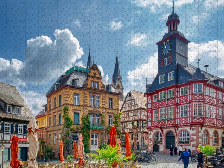 Produktbild: CALVENDO Puzzle Rathaus | 1000 Teile Lege-Gr&ouml;&szlig;e 64x48cm Foto-Puzzle f&uuml;r gl&uuml;ckliche Stunden