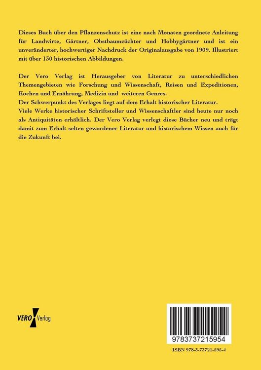 Produktbild: Pflanzenschutz nach Monaten geordnet